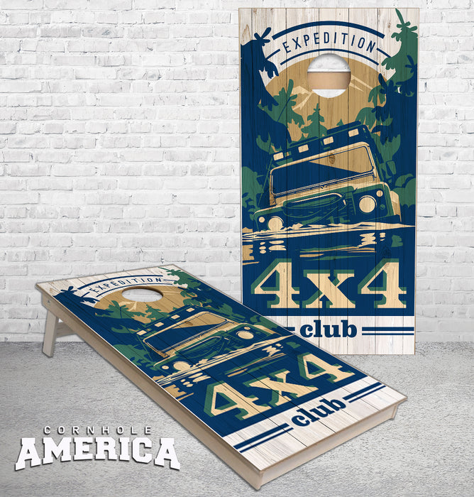 Expedition 4x4 club cornhole boards