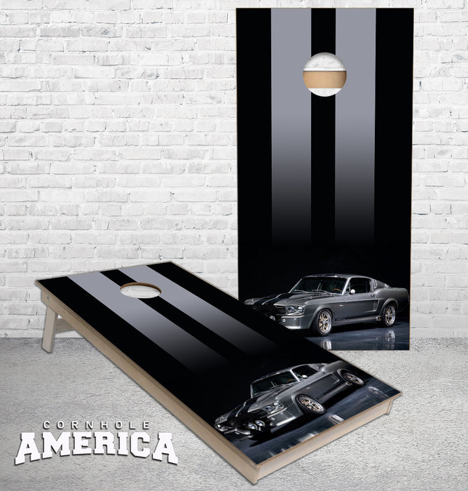 Mustang Fastback Car cornhole boards