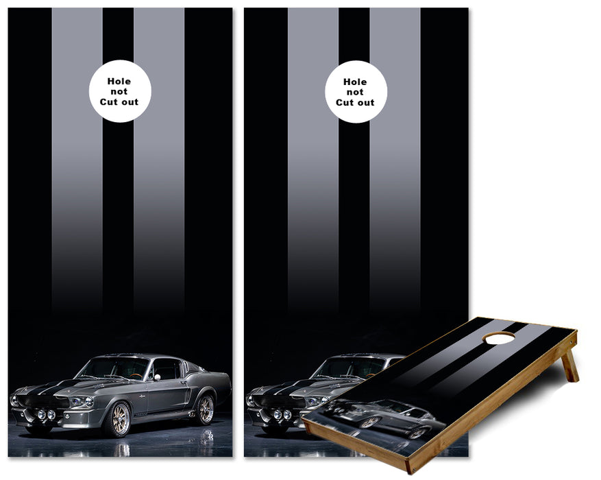 Mustang Fastback Car cornhole wraps