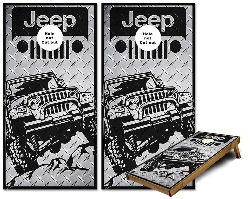 Jeep Cornhole wraps