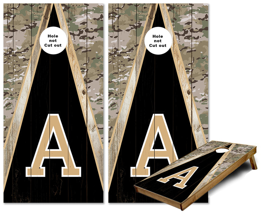 Army Triangle cornhole wraps