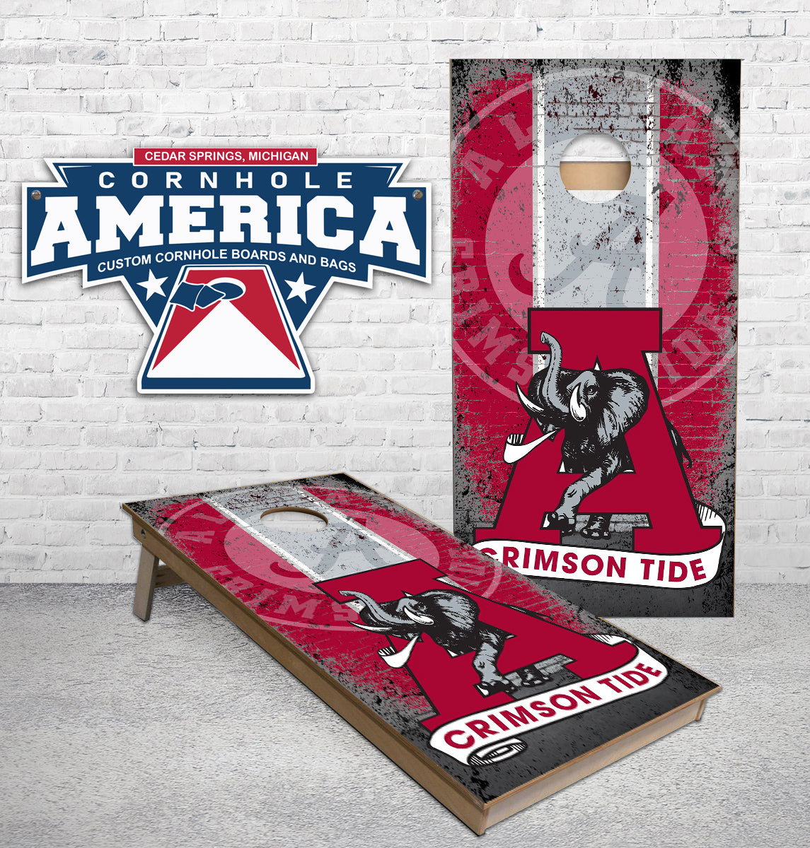 University of South Alabama Triangle Cornhole Boards