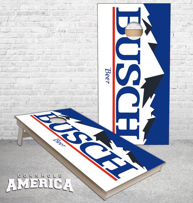 Busch Beer Mountains Cornhole Boards