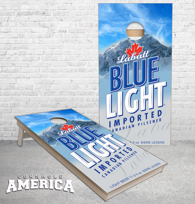 Labatt Blue Light imported cornhole boards