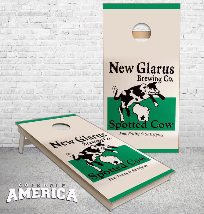 Spotted Cow Brewery Cornhole Boards