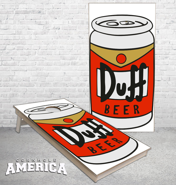 Duff Beer Simpsons Cornhole Boards