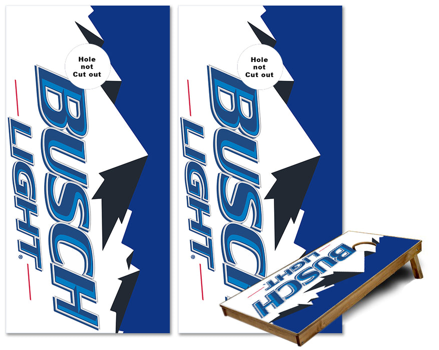 Busch Light Beer Mountains Cornhole wraps