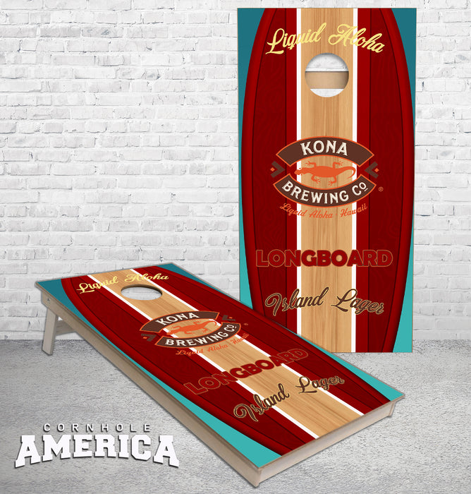 Kona Surf Board  cornhole boards