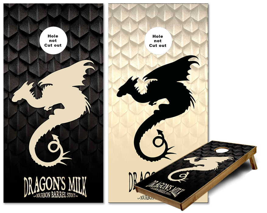 Dragons Milk Cornhole wraps