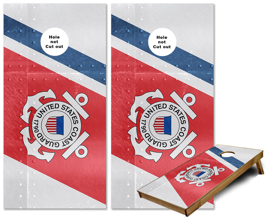 United States Coast Guard Cornhole wraps