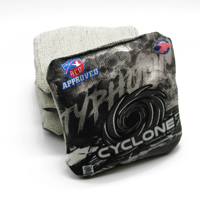 Cyclone Typhoon Black Pro Series Cornhole Bags (set of 4)