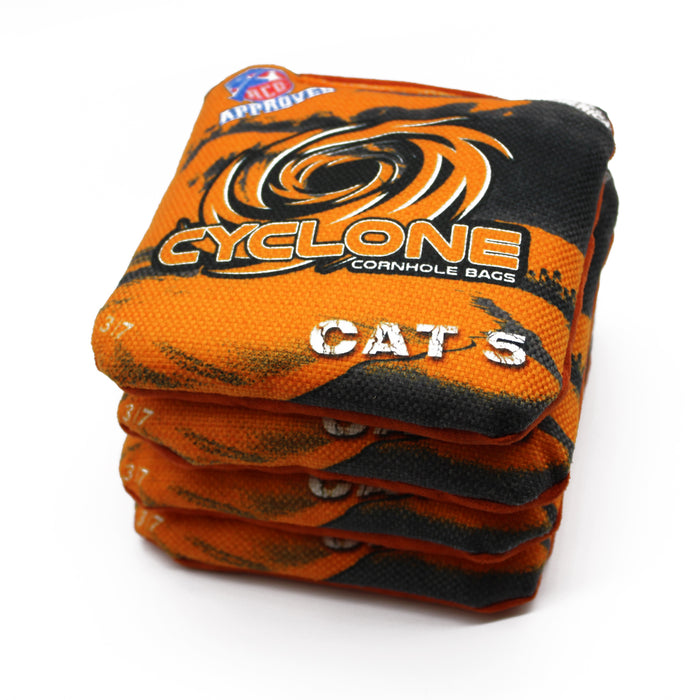 Cyclone  CAT 5 Pro Series Cornhole Bags Orange (set of 4)