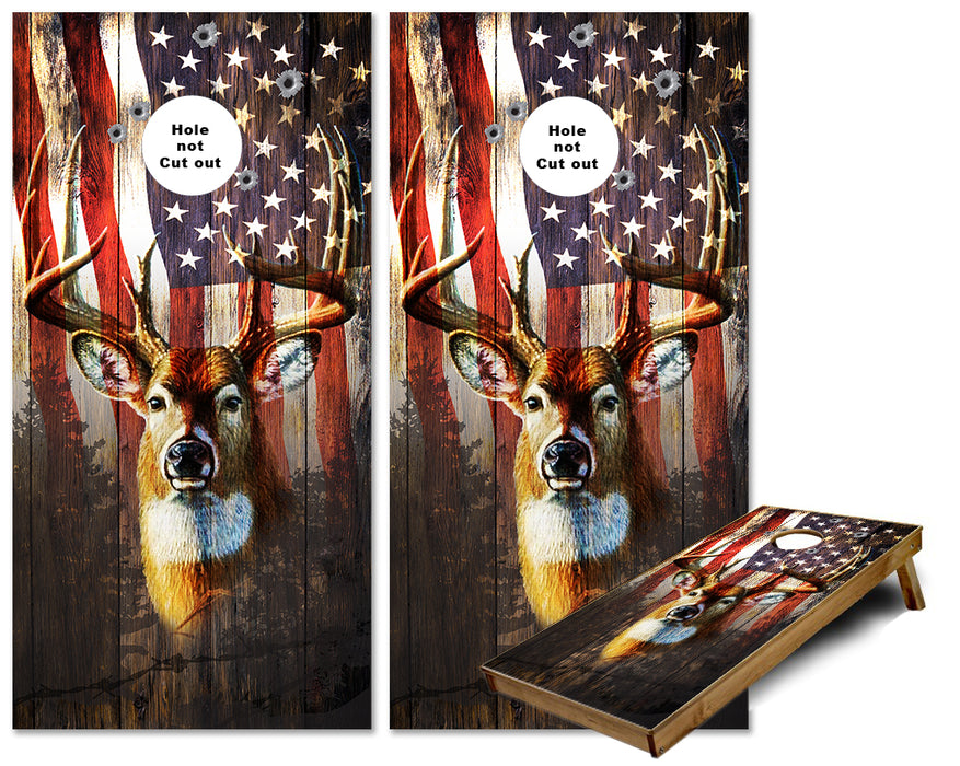 Whitetail country Cornhole wraps