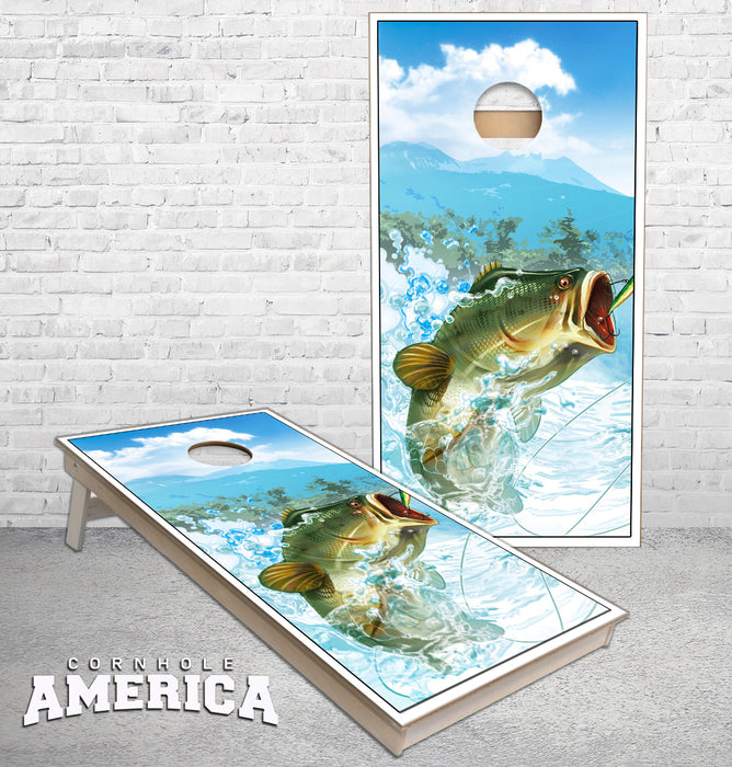 Fishing Cornhole Boards