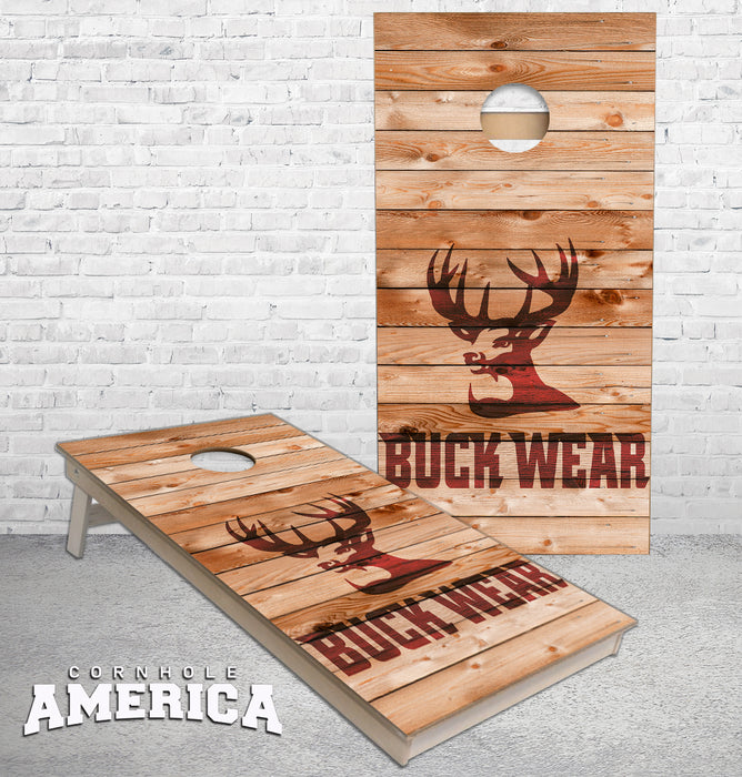 Buck Wear Cornhole boards