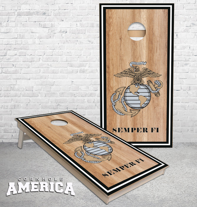 Marines Semper Fi Cornhole Boards