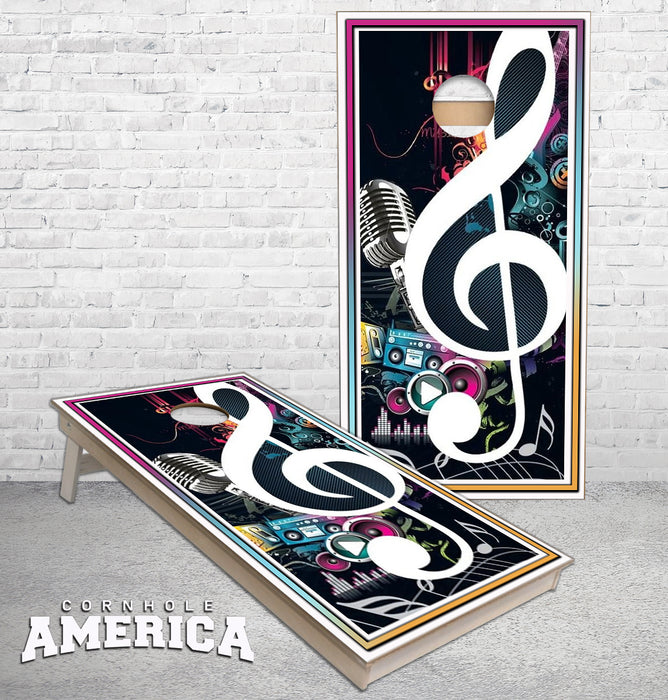 Music Celebration Cornhole Boards