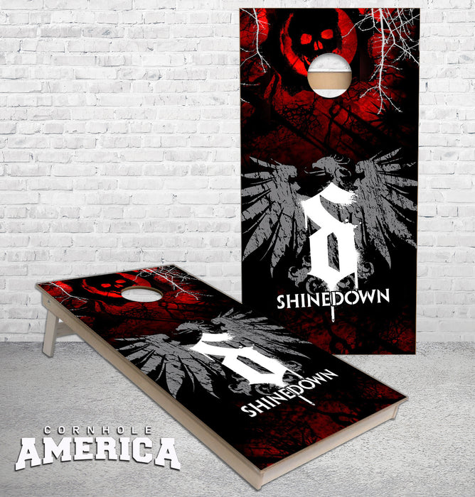 Shinedown band Cornhole Boards