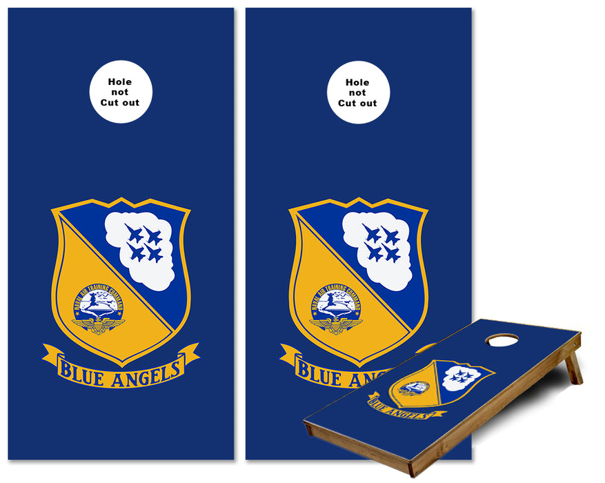 US Navy Blue Angels Cornhole Wraps