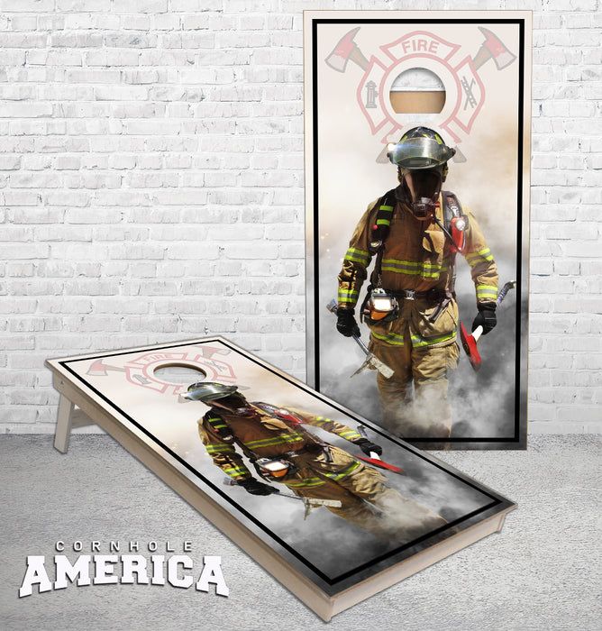 Fire Fighter Cornhole Boards