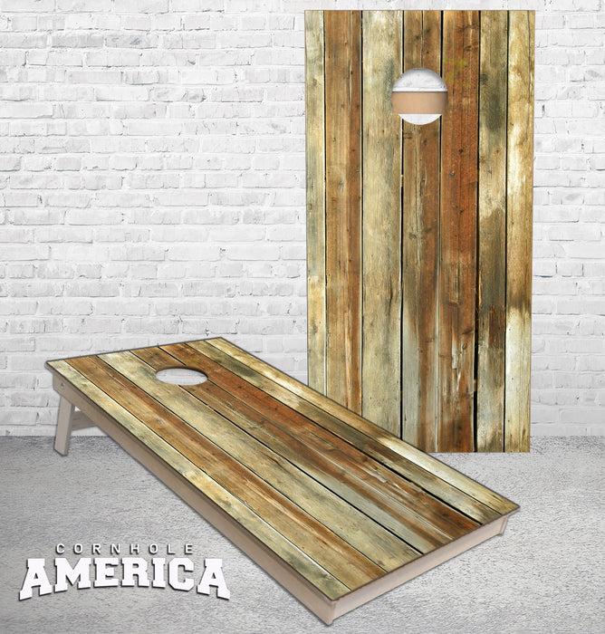 Dirty Pallets Rustic Wood Cornhole Boards