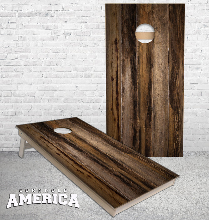 Dark Oak stain Wood Cornhole Boards