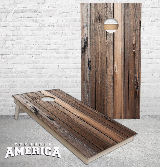 Barn Wood Cornhole Boards