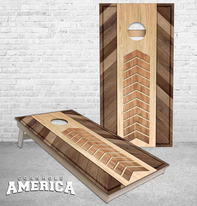 Striped Arrow multiple wood Cornhole America Cornhole Boards