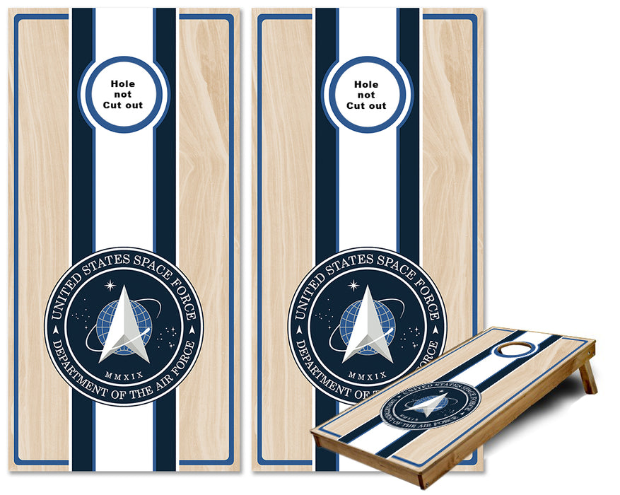 United States Space Force Pro Line cornhole wraps