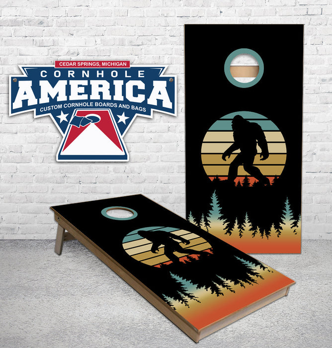 Sasquatch Big Foot Cornhole Boards