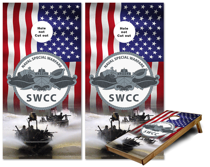 United States Navy SWCC cornhole wraps