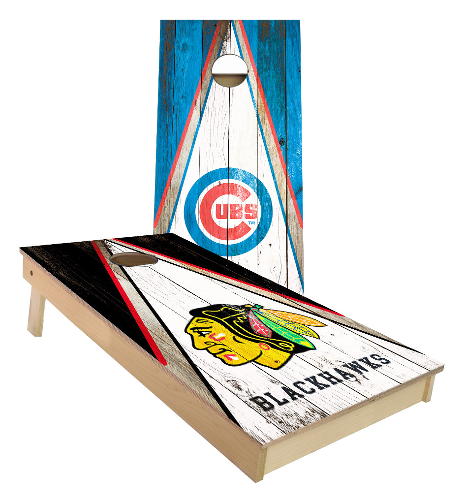 Chicago Cubs World Series Champions Cornhole Wraps