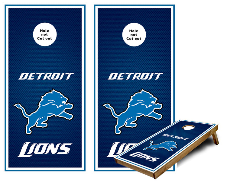 Detroit Lions Custom Cornhole board set