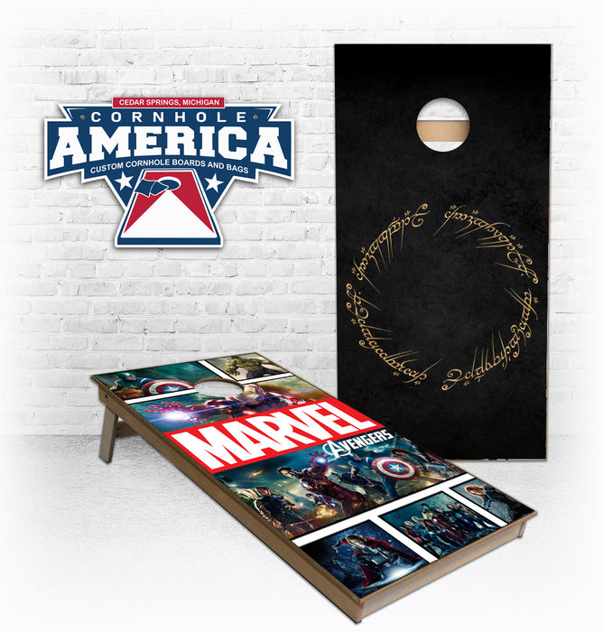 Marvel and LOTR custom Cornhole Boards