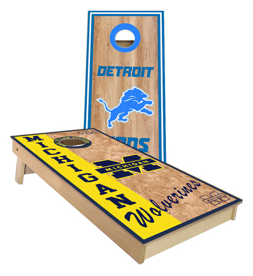 Detroit Lions Custom Cornhole board set